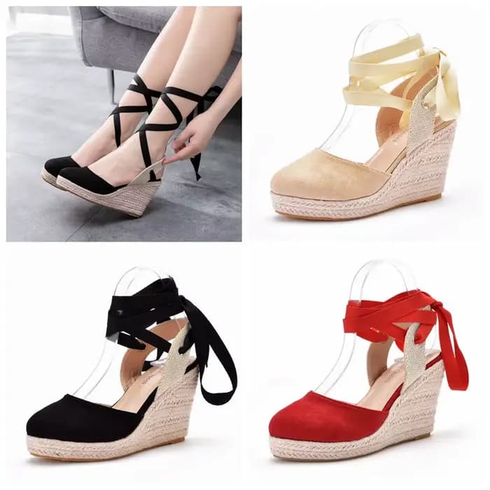 Sandales compensées à plateforme pour femmes