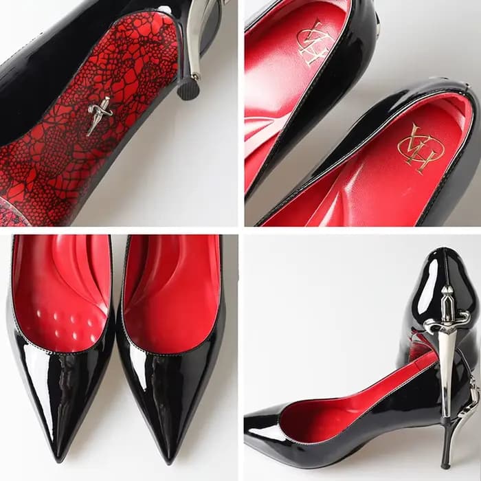 Alionly Nouveauté 2026 Escarpins fins à talons hauts de 8 cm pour femme, à bout pointu, à enfiler, élégants, pour bal de promo, mariage, sandales de soirée