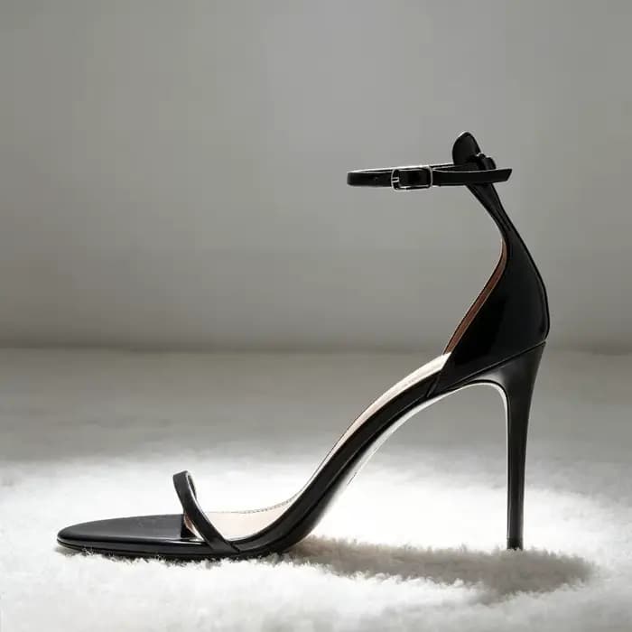 Sandales à talons noirs Sexy pour femmes
