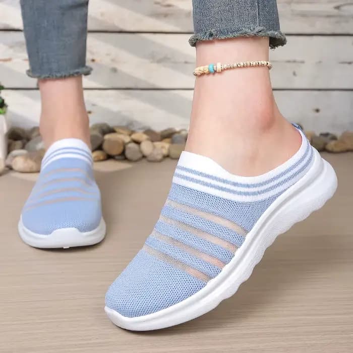 Mules à enfiler sans talon pour femme