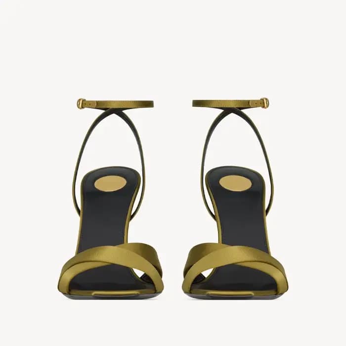 Sandales compensées élégantes à bretelles croisées pour femmes – Talons hauts élégants