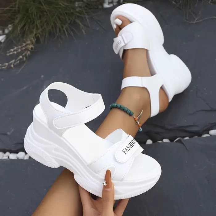 Femmes plate-forme sandales à talons compensés 2025 nouvelle mode chaussures confortables