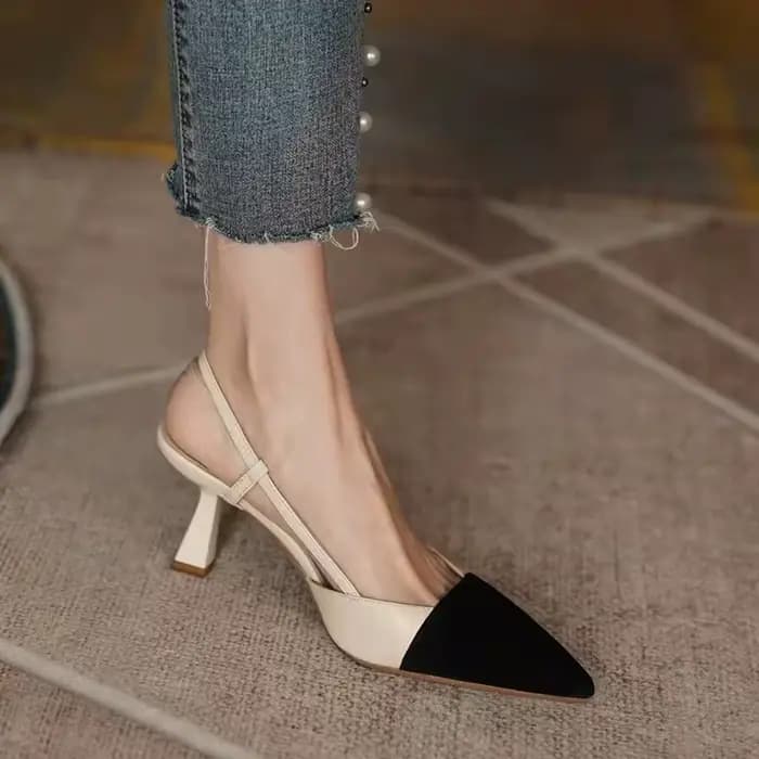 Sandales à talons hauts pour femmes, nouvelle collection été, mode, boucle, talon pointu, confort, simplicité, stilettos, Sandalias De Mujer