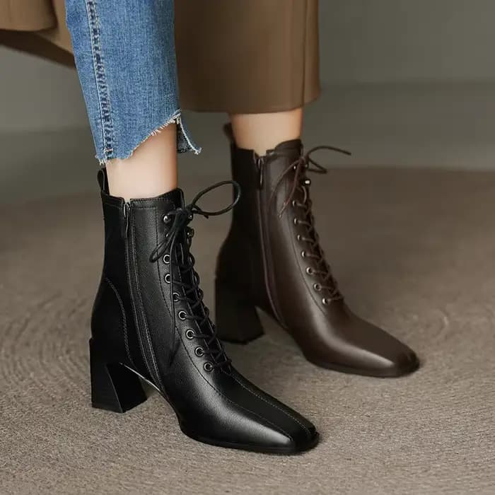 Bottines rétro et à talons pour femmes