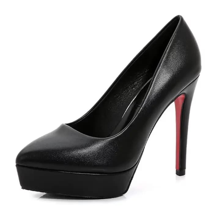 Escarpins Sexy à bout pointu et talons hauts de 12Cm pour femmes