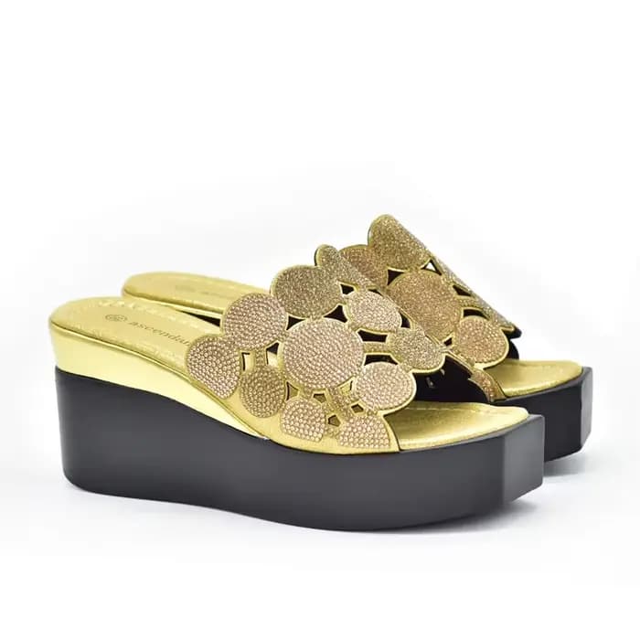 Escarpins à talons hauts scintillants pour femmes