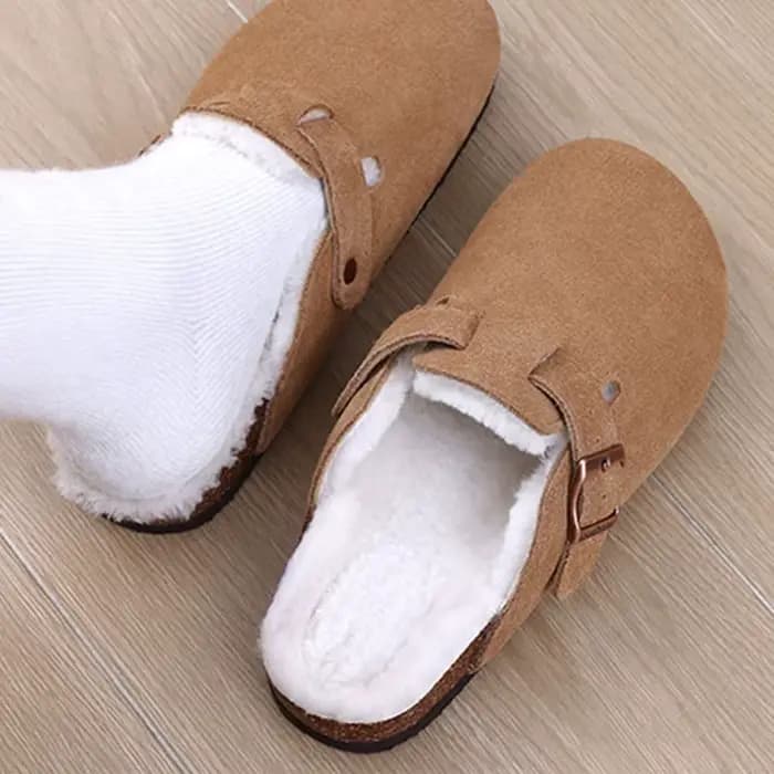 Sourire classique hiver Mules pour femmes hommes nouveau