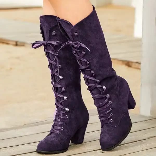 Bottes mi-mollet pour femme