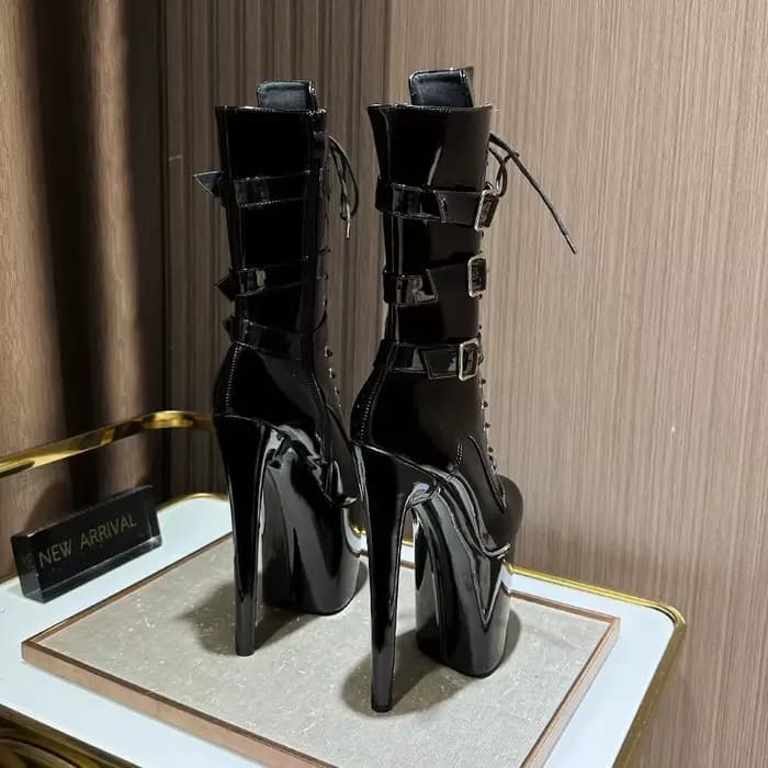 Bottes mi-mollet Sexy à talons hauts pour femmes