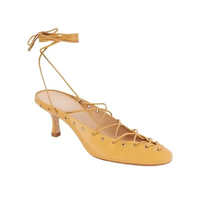 Nouveau talon 5.5cm mode sangle Mary Jane chaussures femmes bouche peu profonde