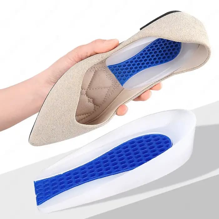 2 coussinets anti-douleur pour talon avec gel PU et coque de talon