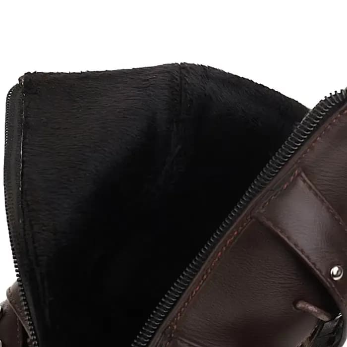 Bottines à lacets avec fermeture éclair pour femmes