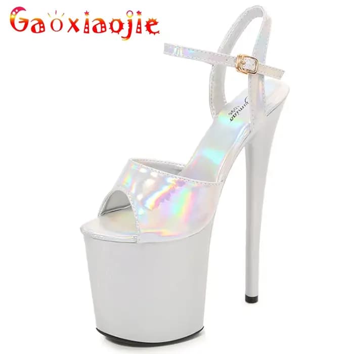 Femmes chaussures talon Sexy Super haut pôle danse fête talons hauts sandales plate-forme pompes de mariage Peep orteil