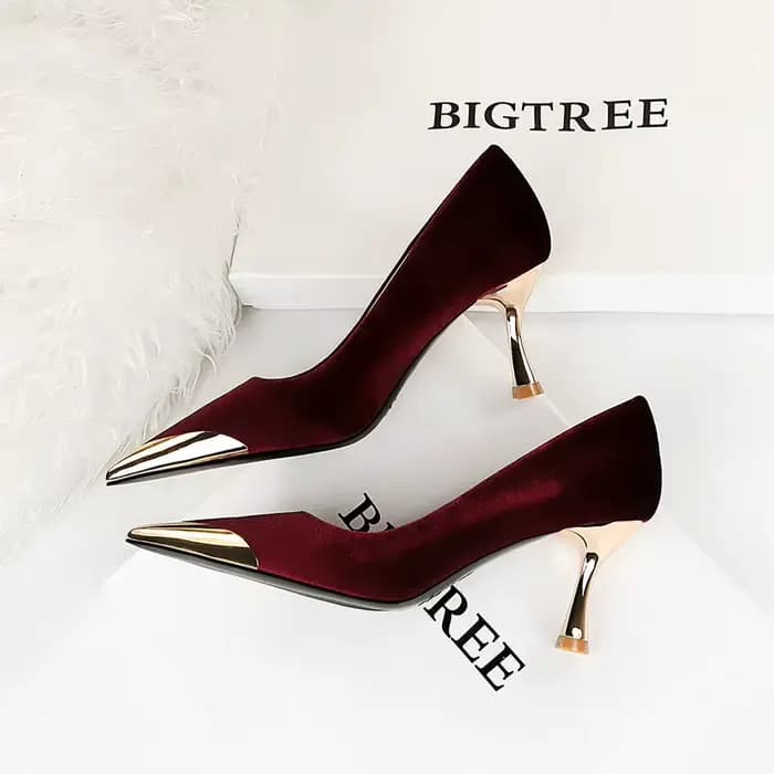 Femmes 7 Cm talons métal pointu