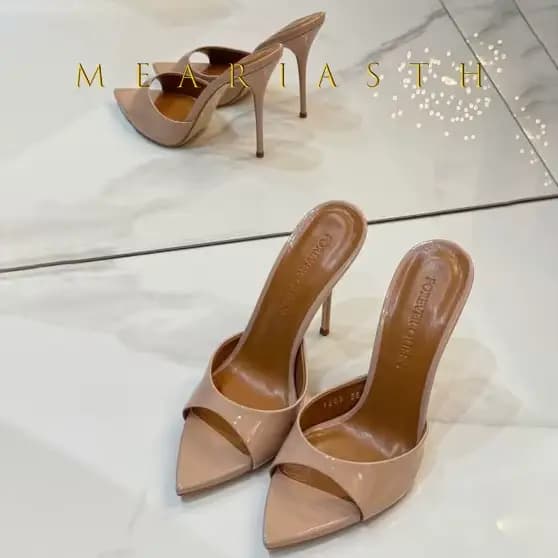 Mules à talons aiguilles hauts pour femmes