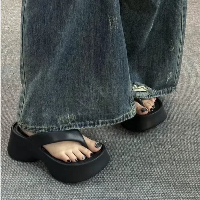 Sandales d'été à talon épais pour femme