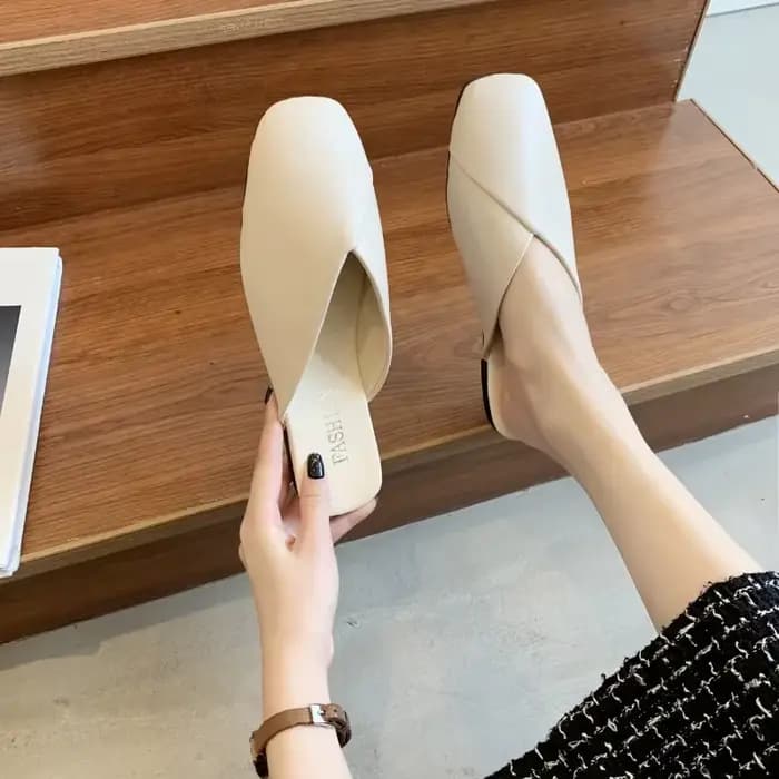 Mules d'été élégantes à bout fermé pour femmes