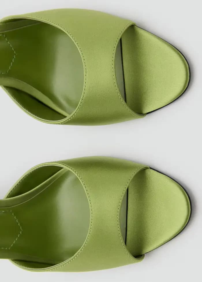 Sandales d'été 2026 en satin pour femme – Tongs confortables à bout ouvert