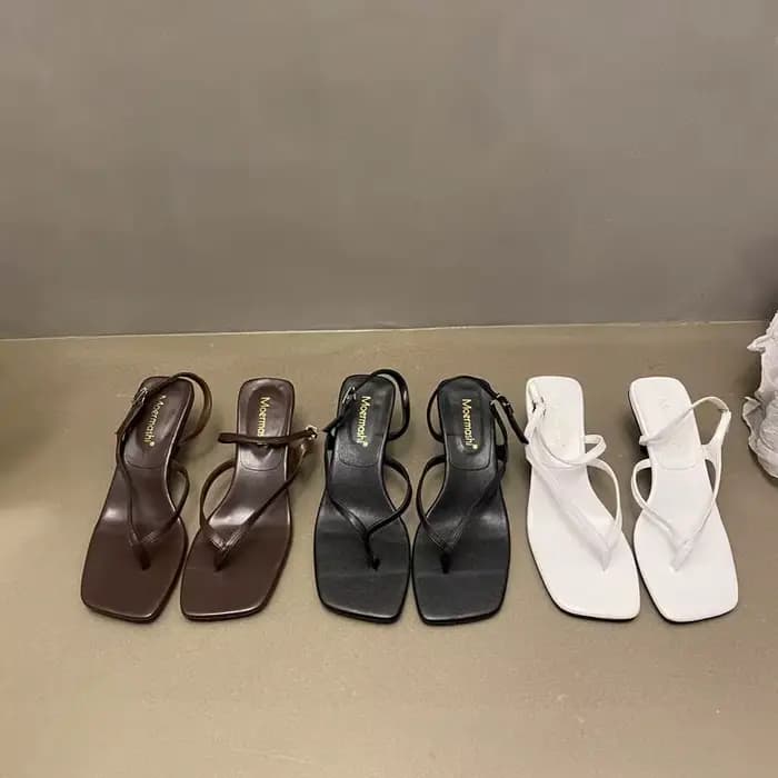 Sandales à Talons Longs et Bas pour Femme