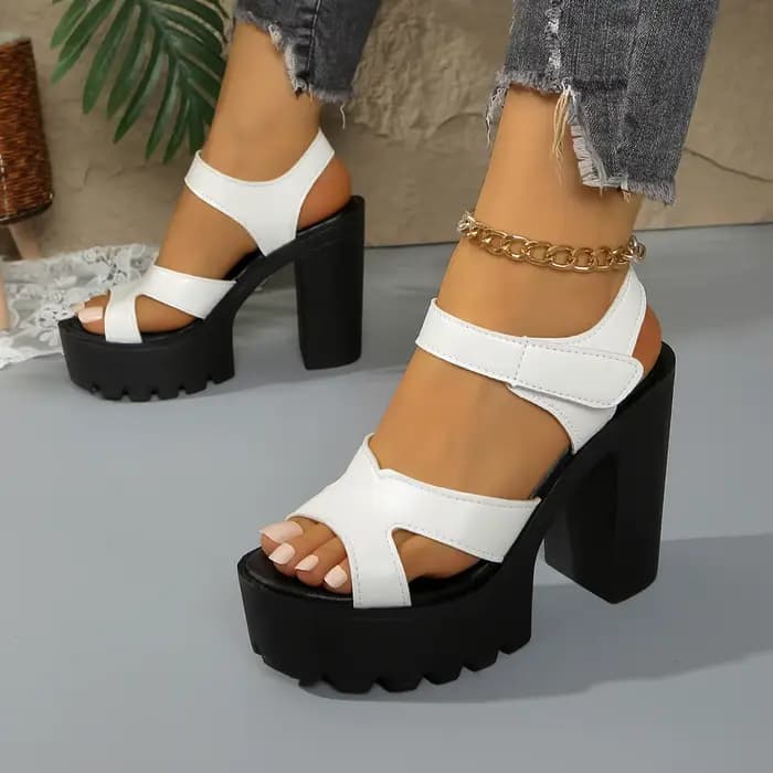 Femmes sandales 2025 nouvelle plate-forme d'été talons hauts