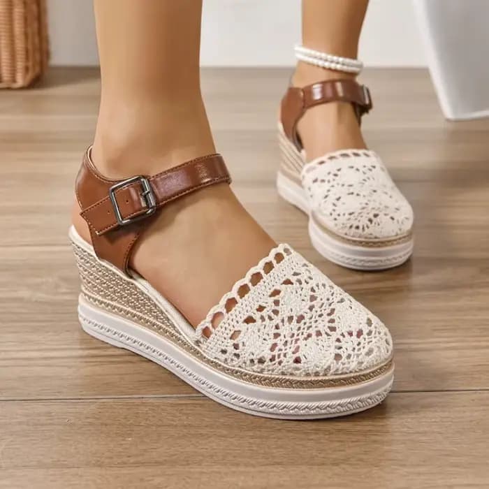 Femmes sandales 2025 été nouvelle mode toile