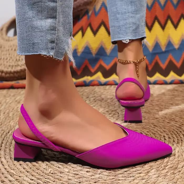 Baotou – sandales à talons carrés