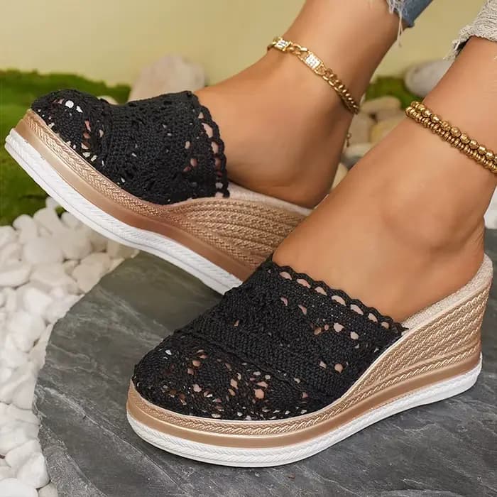 Sandales femme talons compensés