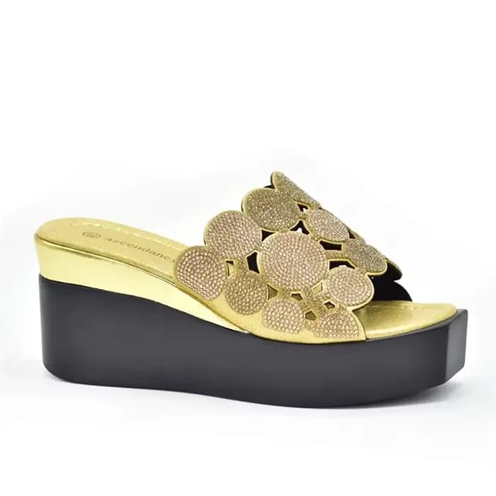 Escarpins à talons hauts scintillants pour femmes