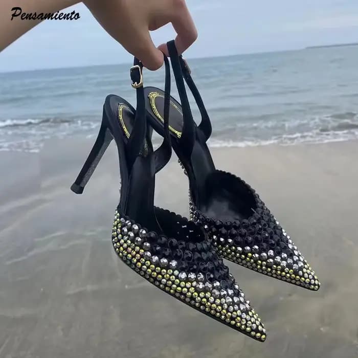 Slingbacks dégradés en biscuits pour femmes