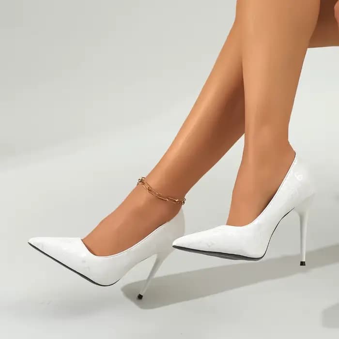 Nouvelles Chaussures de Mariage à Talons Aiguilles et Bout Pointu 2026 – Escarpins Simples Français pour Femme