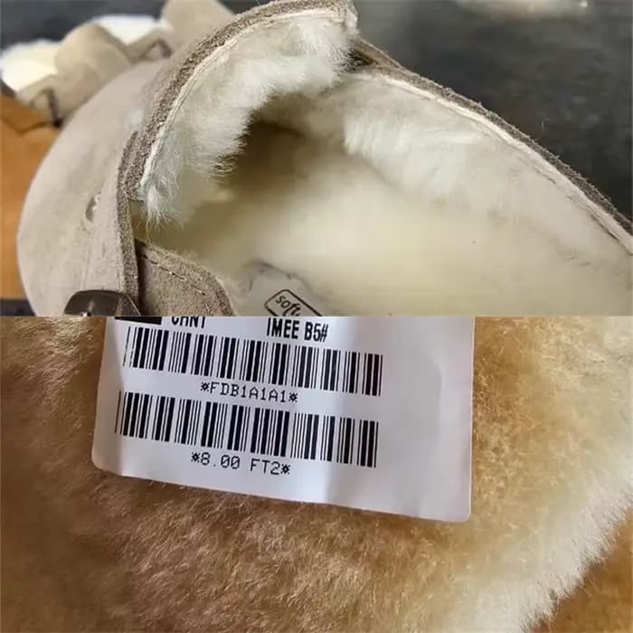 Mules et sabots en cuir suédé doublés de fourrure pour femmes et hommes