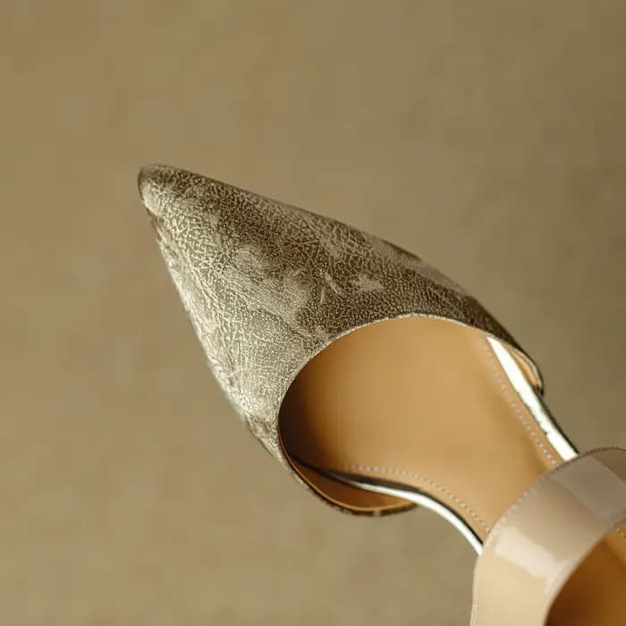 Escarpins à Talons Hauts Fins en Cuir pour Femme