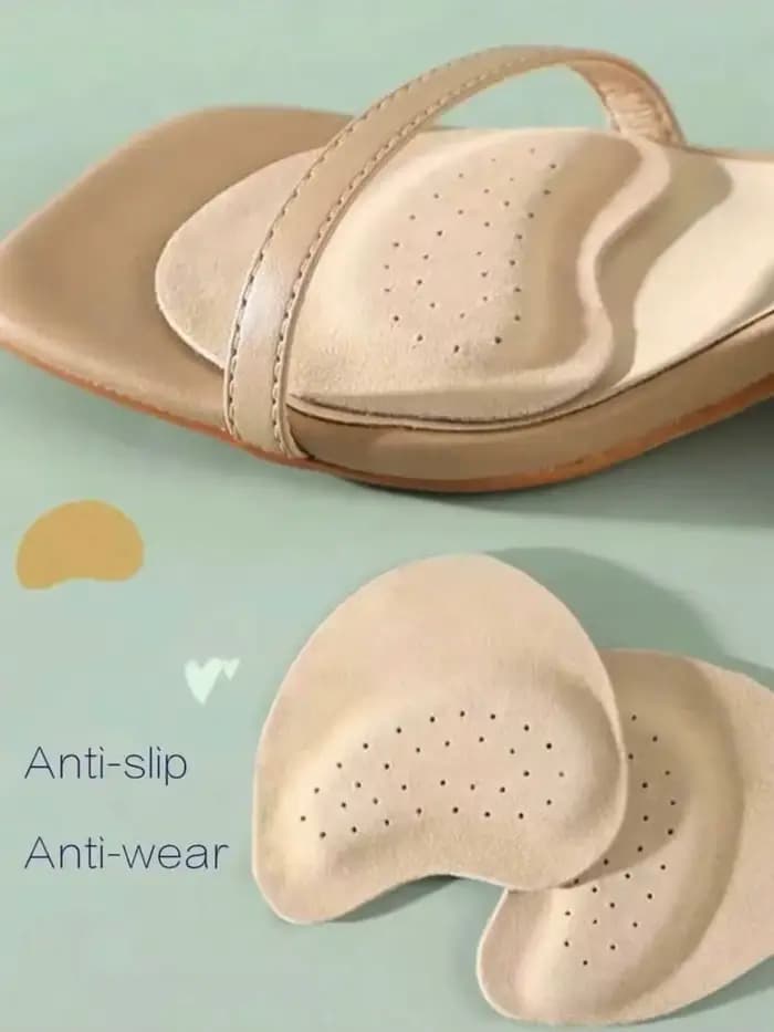 1 paire de coussinets en cuir pour l'avant-pied