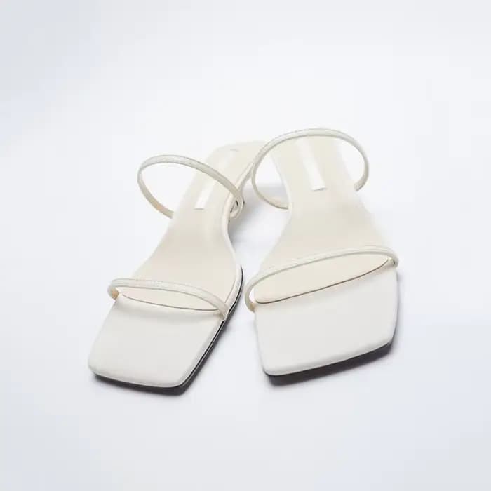 Sandales élégantes blanches pour femmes