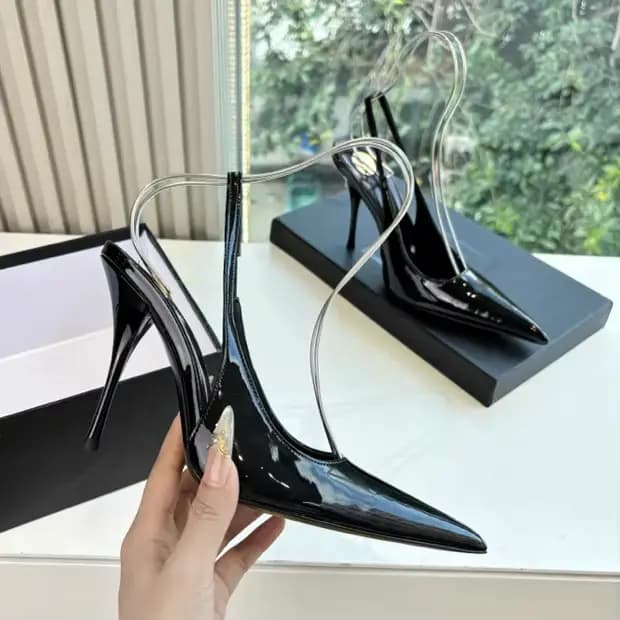Sandales à talons aiguilles pointues pour femmes