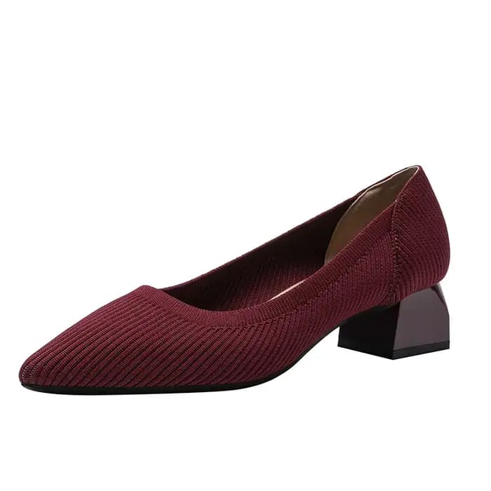Chaussures décontractées à talons carrés pour femmes