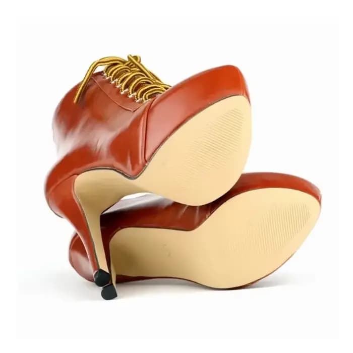 Bottines pour femmes 2026 Mode Sexy 14cm Bout rond Talons fins Plateforme