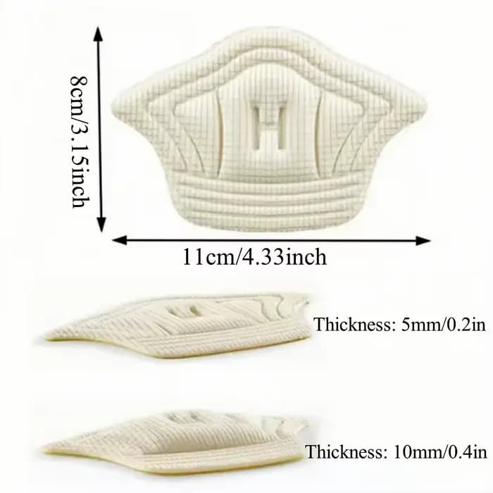5 paires de semelles intérieures pour chaussures