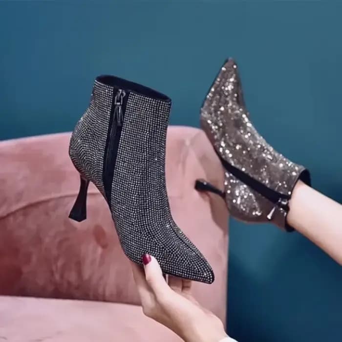 Chaussures Courtes à Talons Très Hauts pour Femme