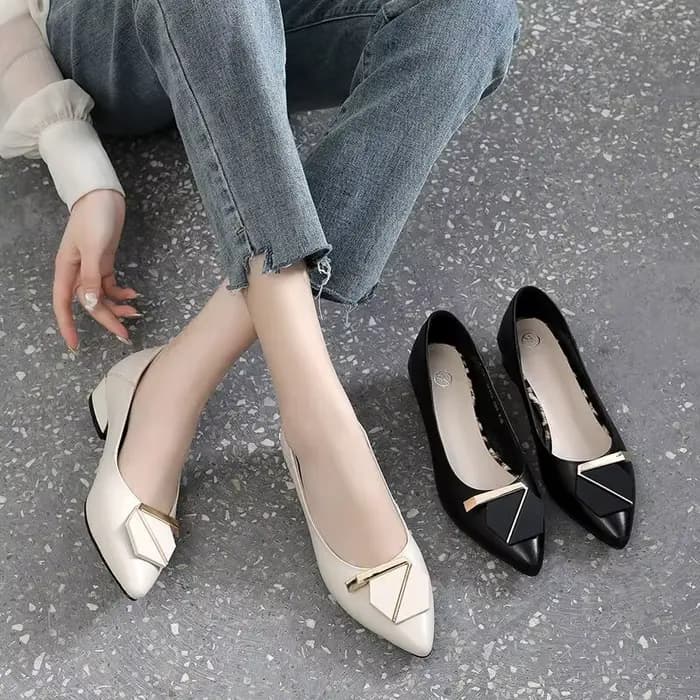 Mocassins à talons épais pour femmes