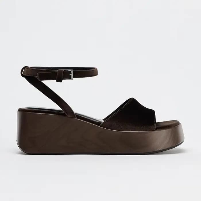 Sandales à talons compensés pour femmes, chaussures à talons hauts, pantoufles à plateforme aléatoires imprimées, escarpins de marche pour robe d'été, diapositives Zapatos de marque, 2025