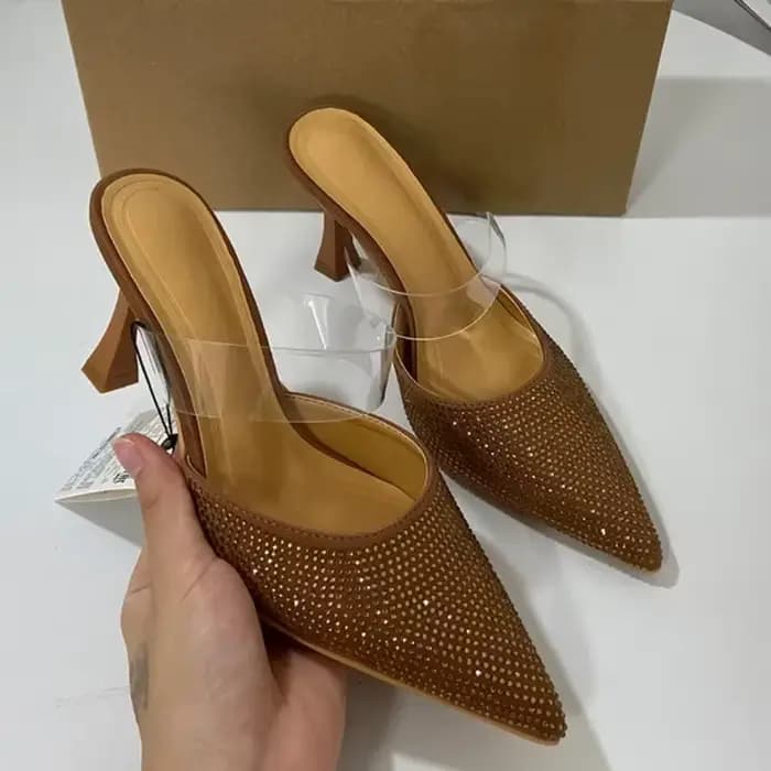 Mules à talons hauts pour femmes