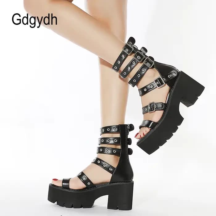 Gdgydh – sandales de gladiateur d'été pour femmes