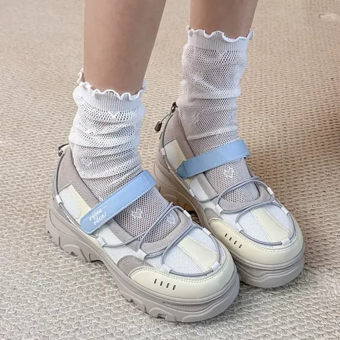 Nouvelles sandales d'été confortables pour femmes, style Mary Jane à talon épais, rehaussantes, décontractées, polyvalentes, à enfiler