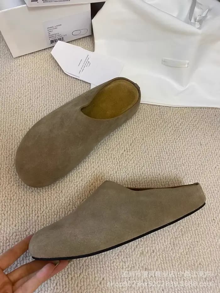 Sabots en cuir véritable pour hommes et femmes