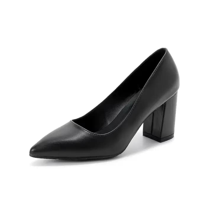 Escarpins noirs à talons hauts pour femmes