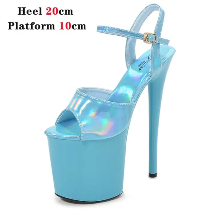 Femmes chaussures talon Sexy Super haut pôle danse fête talons hauts sandales plate-forme pompes de mariage Peep orteil