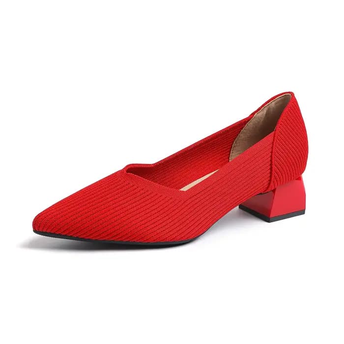 Chaussures décontractées à talons carrés pour femmes
