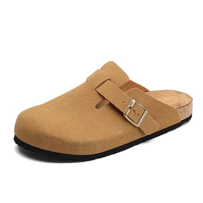 Sandales en cuir suédé pour hommes et femmes