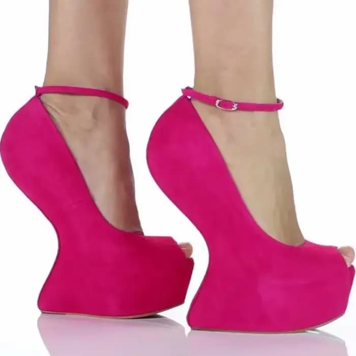 Nouvelles Arrivées : Escarpins Sexy à Bout Ouvert en Cuir Style Original, Personnalisables, Chaussures de Défilé Tendance pour Femmes